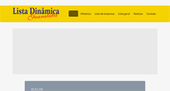 Desktop Screenshot of listadinamicaguaratuba.com.br